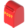 3d postbox illustration