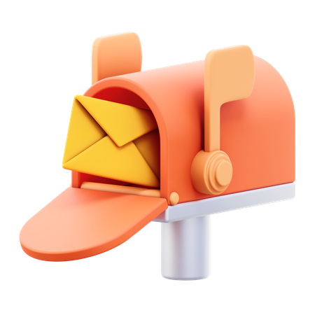 Post Box Message  3D Icon