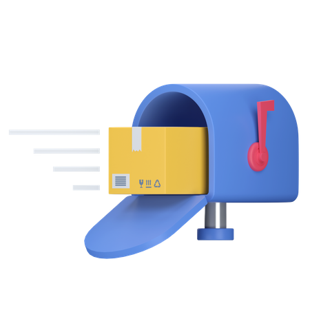 Post Delivery Package 3D Icon