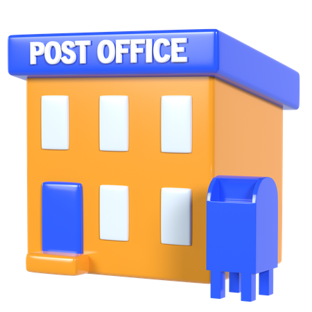 Post Office  3D Illustration