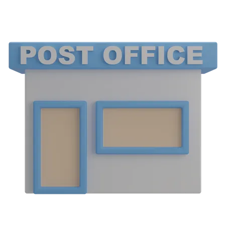 Post Office  3D Illustration