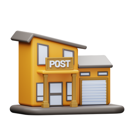 Post office 3D Illustration