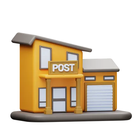 Post office  3D Illustration