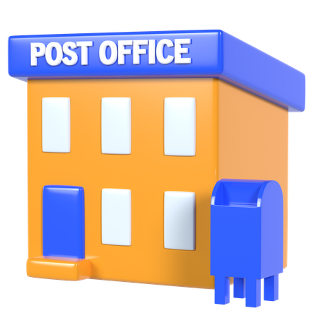 Post Office 3D Illustration