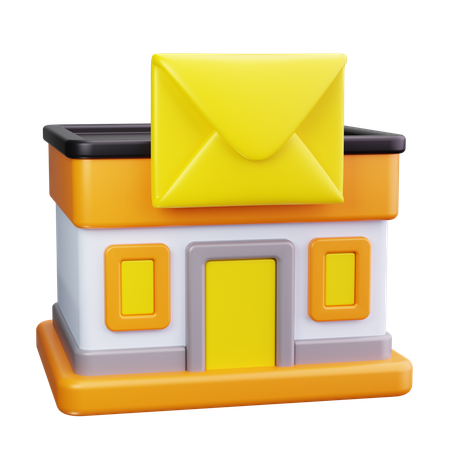 Post Office Building  3D Icon