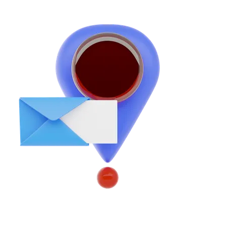 Post Office Location  3D Icon
