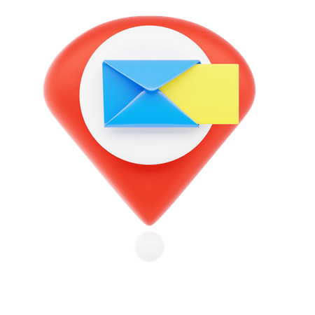 Post Office Pin  3D Icon