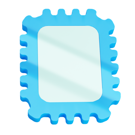 Post Stamp  3D Icon