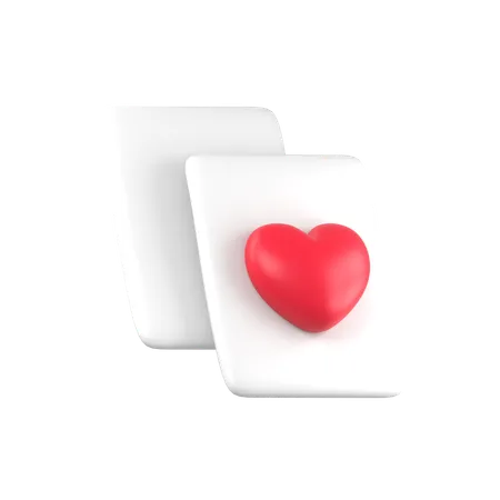 Tarjeta postal  3D Icon