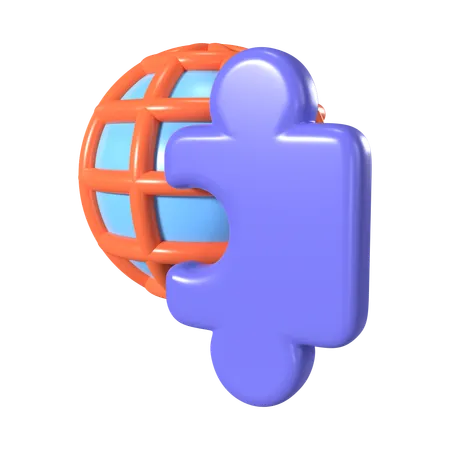 Extension  3D Icon