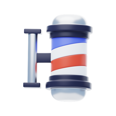 Poste de barbero  3D Icon