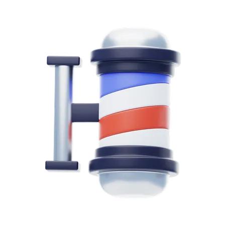 Poste de barbero  3D Icon