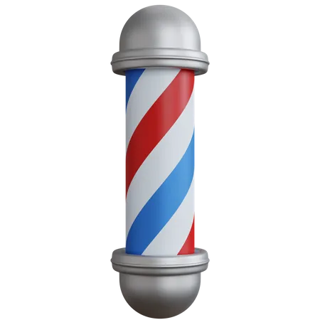 Poste de barbearia  3D Icon