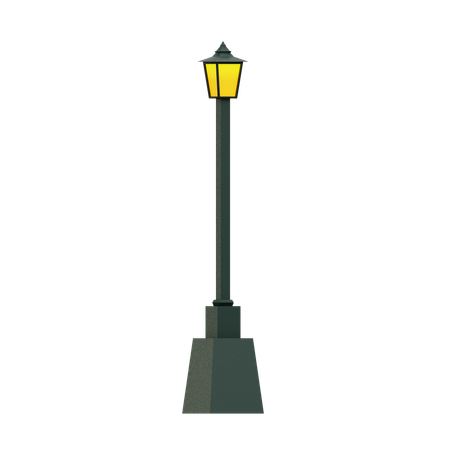Iluminação pública  3D Icon
