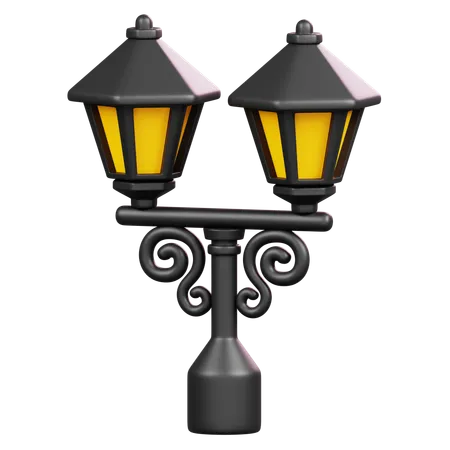 Lâmpada de rua  3D Icon