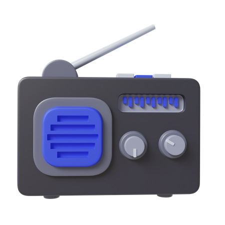 Poste de radio  3D Icon