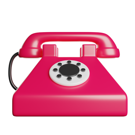 Poste téléphonique  3D Icon