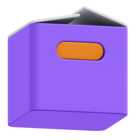 Kasten  3D Icon