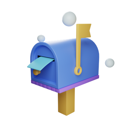 Briefkasten  3D Illustration