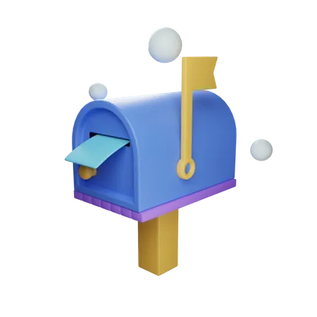 Briefkasten  3D Illustration