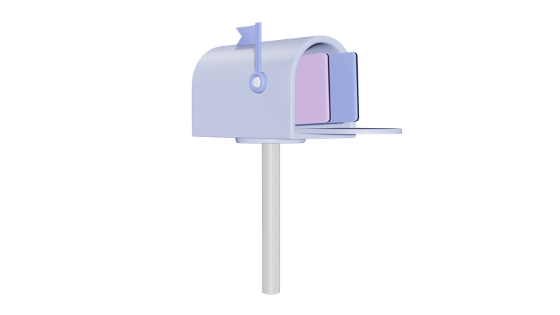 Briefkasten  3D Illustration