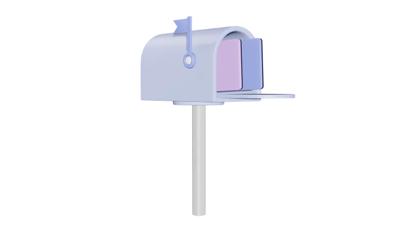 Briefkasten  3D Illustration