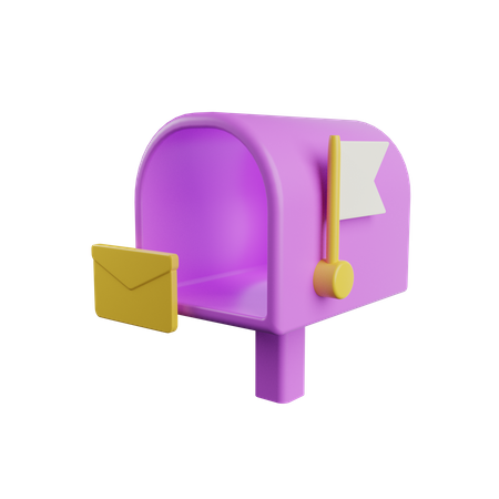 Briefkasten  3D Illustration