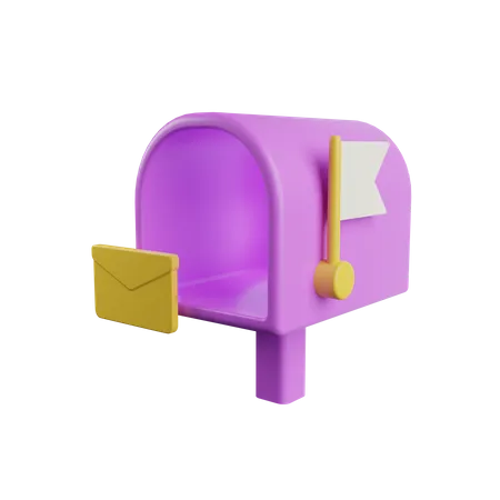 Briefkasten  3D Illustration