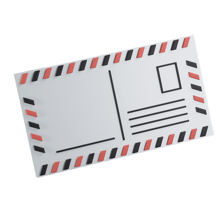 Postkarte  3D Icon