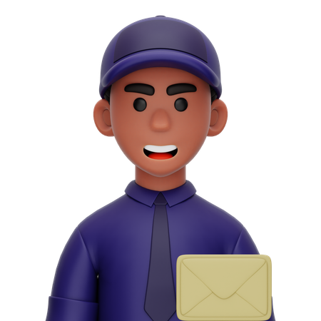 Postman  3D Icon