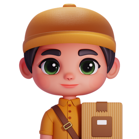 Postman  3D Icon