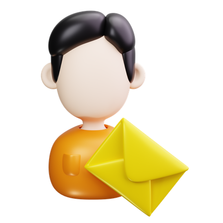 Postman  3D Icon