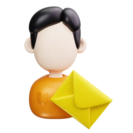 Postman  3D Icon