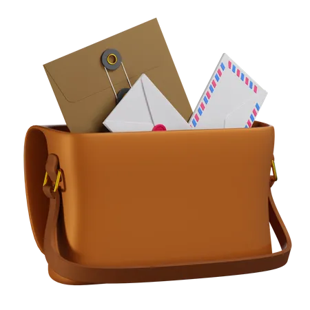 Postman Bag  3D Icon