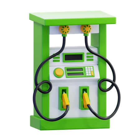 Posto de gasolina  3D Icon