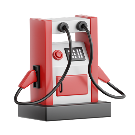 Posto de gasolina  3D Icon