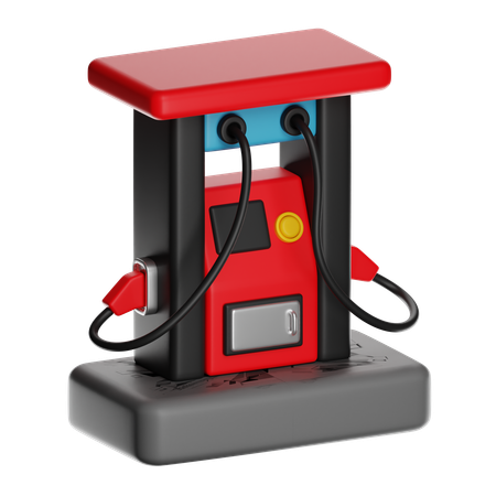 Posto de gasolina  3D Icon