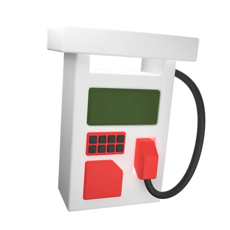 Posto de gasolina  3D Icon