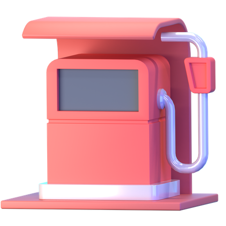 Posto de gasolina  3D Icon