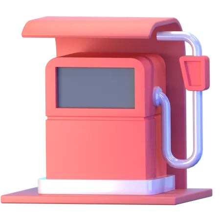 Posto de gasolina  3D Icon