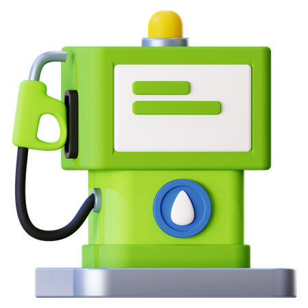 Posto de gasolina  3D Icon