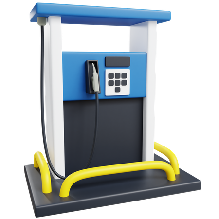 Posto de gasolina  3D Icon