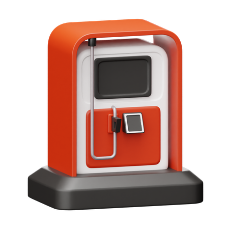 Posto de gasolina  3D Icon