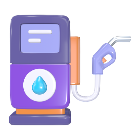 Posto de gasolina  3D Icon