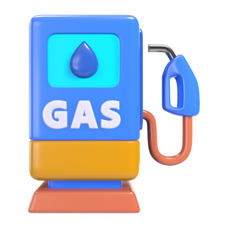 Posto de gasolina  3D Icon