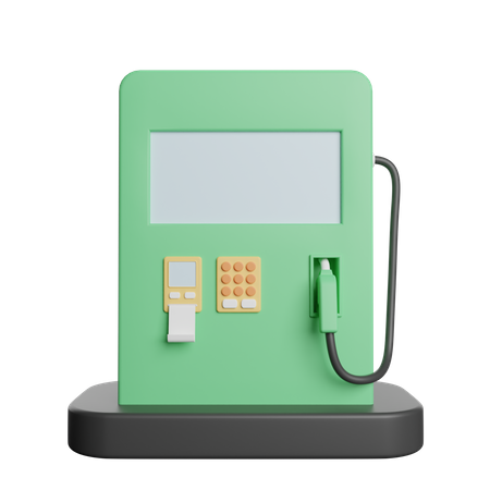 Posto de gasolina  3D Illustration