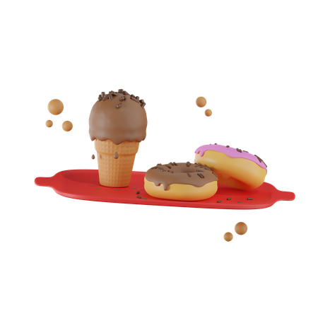 Postre  3D Icon