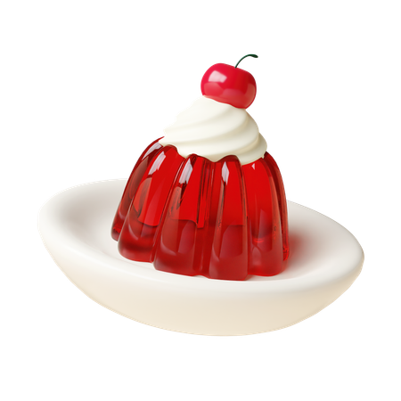 Postre de gelatina  3D Icon