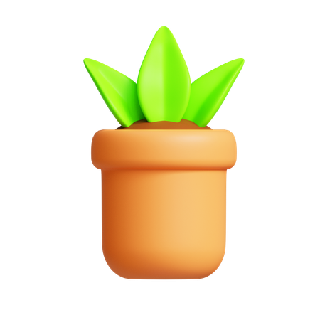 ポット  3D Icon