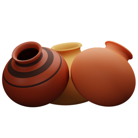 Pot  3D Illustration